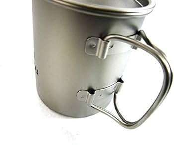 Amazon | Gaobabuチタンマグカップ 300ml＆400mlのセット（フタ